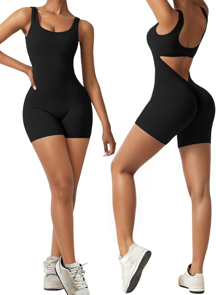 CURATED™  - VIRAL V-BACK ROMPER