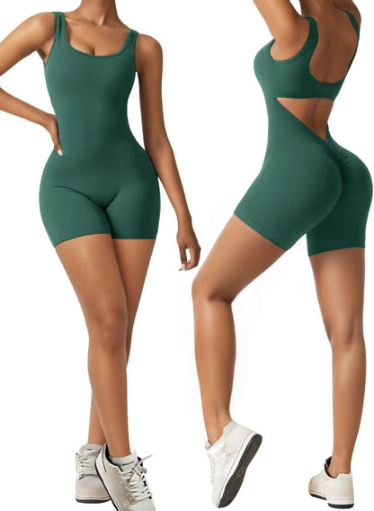 CURATED™  - VIRAL V-BACK ROMPER